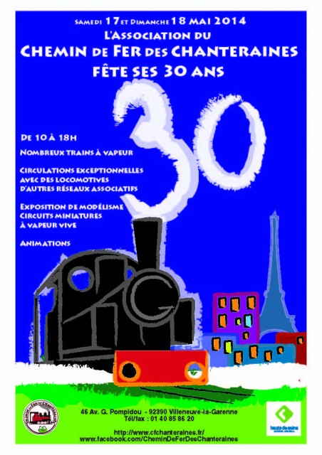 Affiche 30 ans Les Chanteraines